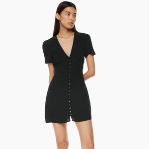 Aritzia Sunday Best Size 4 Black Sandrine Dress